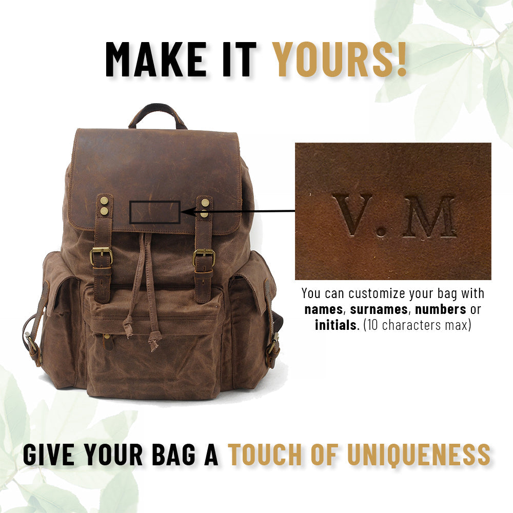 Waxed Canvas Backpack | VIENNA