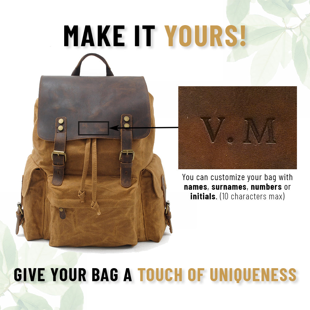 Waxed Canvas Backpack | VIENNA
