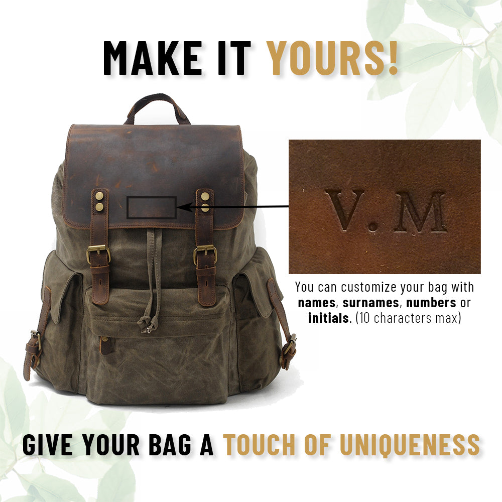 Waxed Canvas Backpack | VIENNA