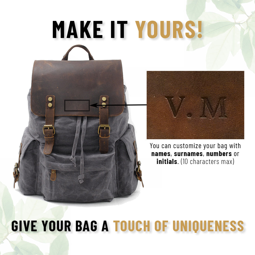 Waxed Canvas Backpack | VIENNA
