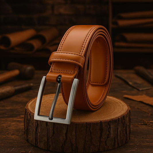 Elliot Leather Belt Classic light brown