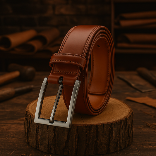 Elliot leather belt classic strong brown
