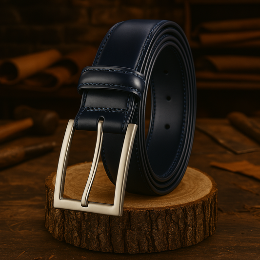 Elliot Leather Belt Classic Blue