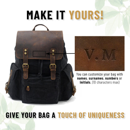 Waxed Canvas Backpack | VIENNA