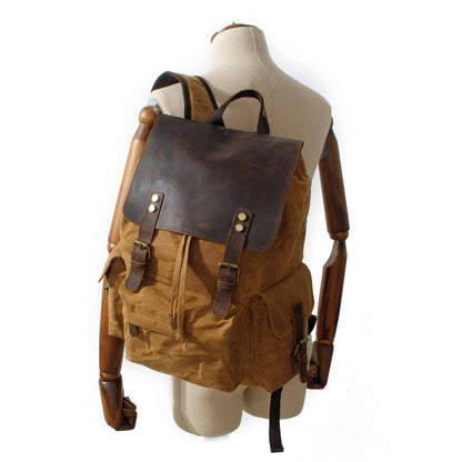 Waxed Canvas Backpack | VIENNA